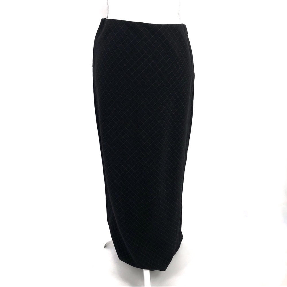 Ralph Lauren Runway Skirt Purple Label Black Sz 8 - Picture 3 of 5